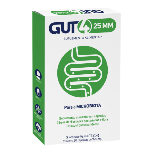 GUT4 25mm 30 Cápsulas