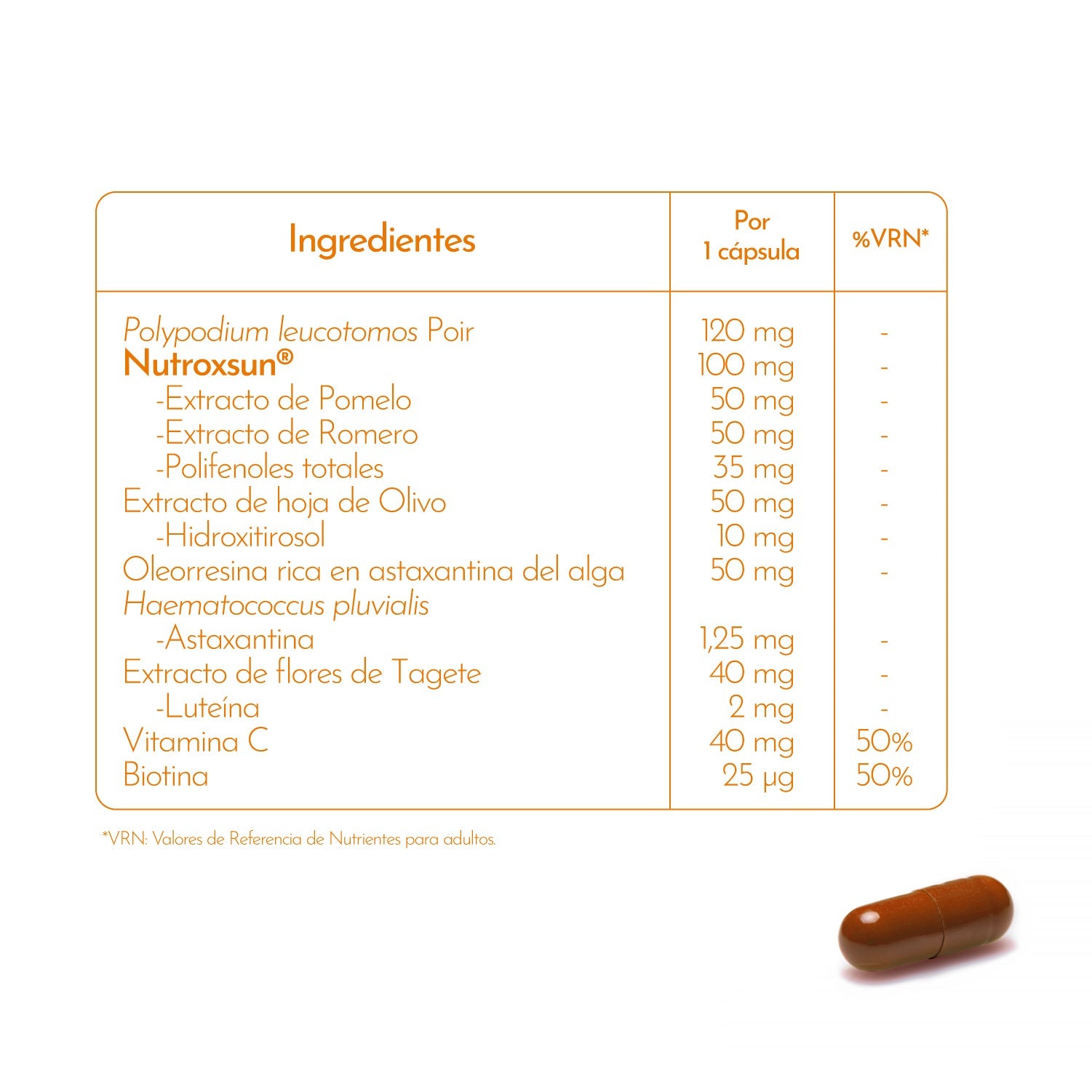 Luxmetique Fórmula H2SUN 30 Cápsulas - Farmácia Garcia