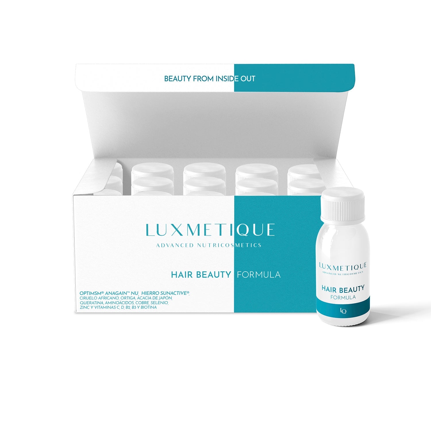 Luxmetique Fórmula Hair Beauty 15 Âmpolas 30ml - Farmácia Garcia