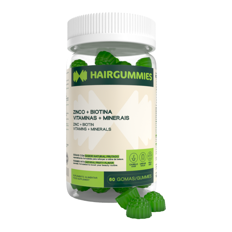 Hairgummies 60 Gomas - Farmácia Garcia