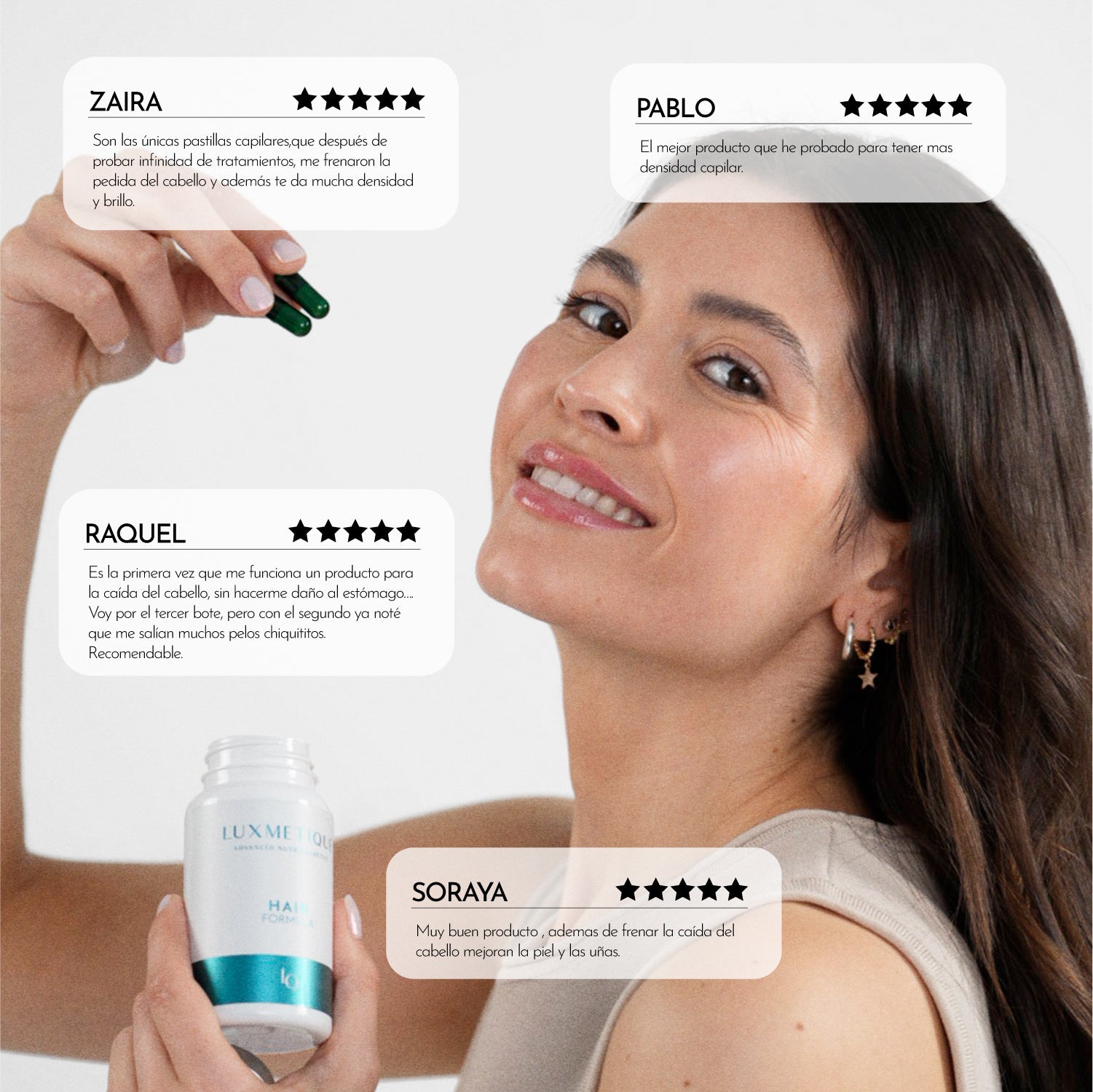 Luxmetique Fórmula Capilar 60 Cápsulas - Farmácia Garcia