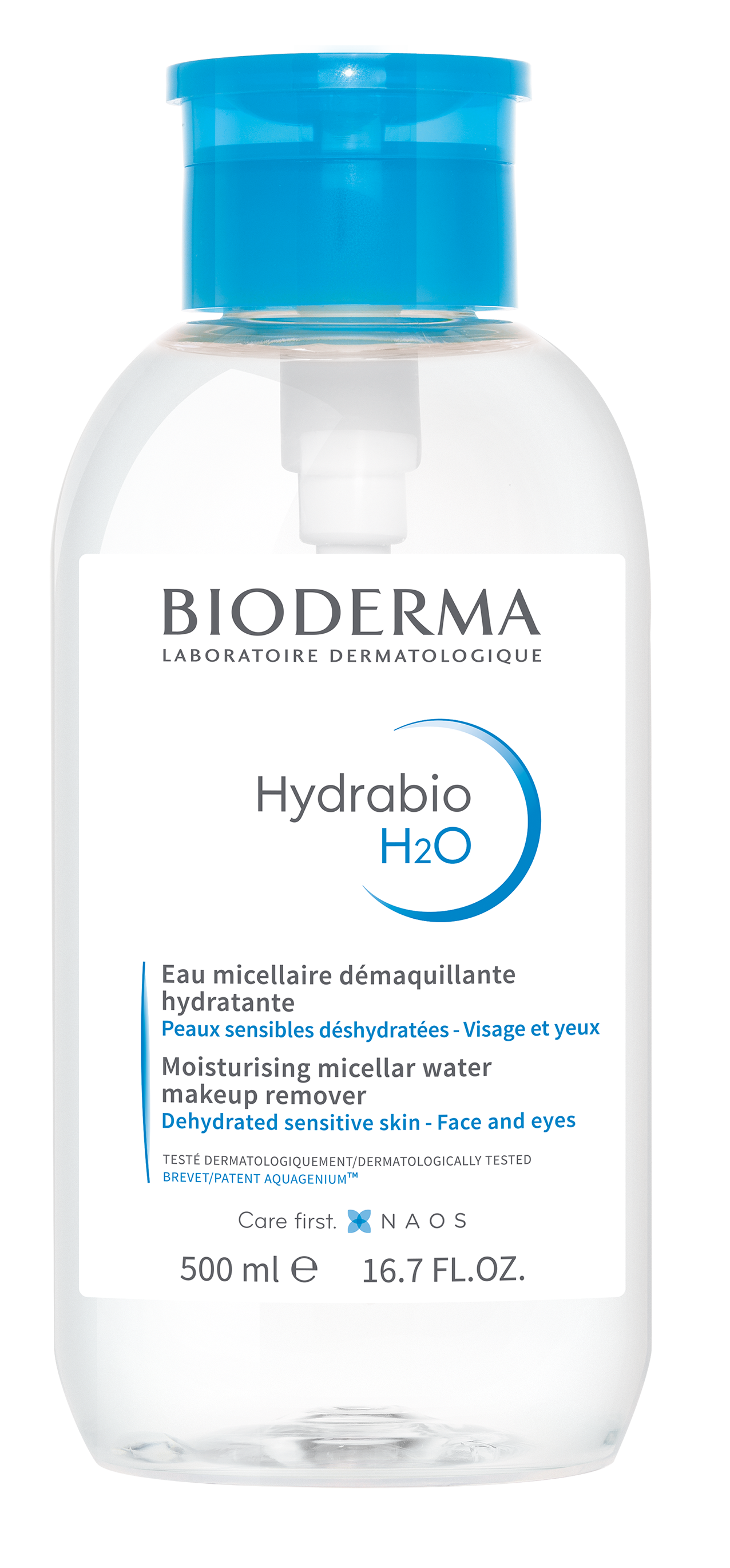 Hydrabio Agua Micelar H2O Pump 500ml - Farmácia Garcia