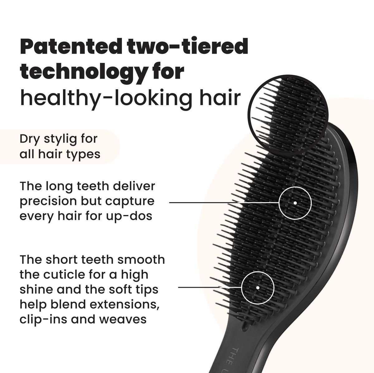 Tangle Teezer Escova Cabelo Ultimate Styler Preto