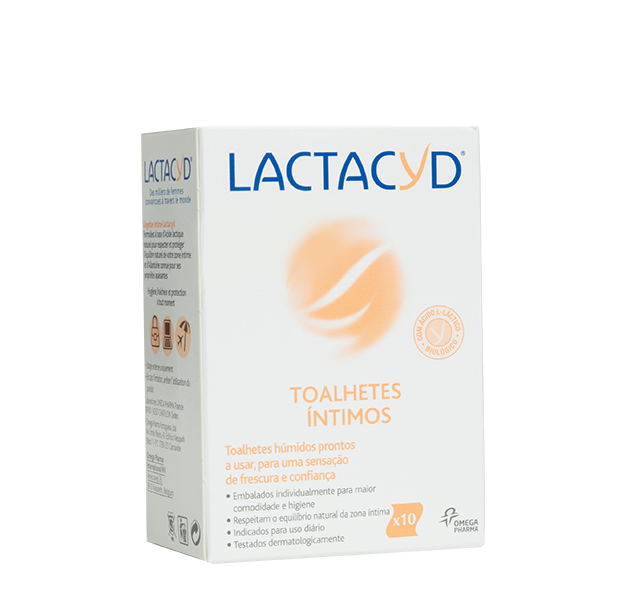 Lactacyd 10 Toalhetes Higiene Intima - Farmácia Garcia