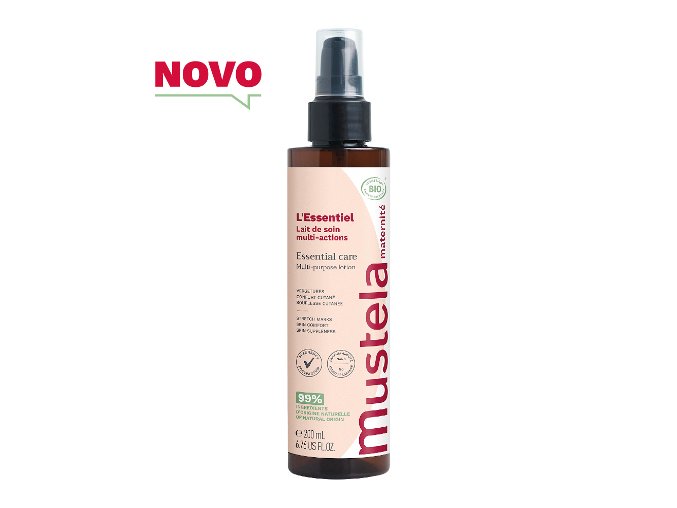 Mustela Maternidade Cuidado Essencial Creme 200ml - Farmácia Garcia