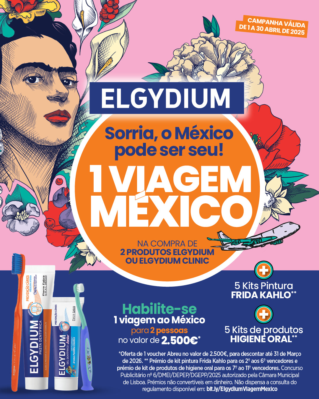 Elgydium Clinic Escova Dentes Frida Kahlo Edição Limitada
