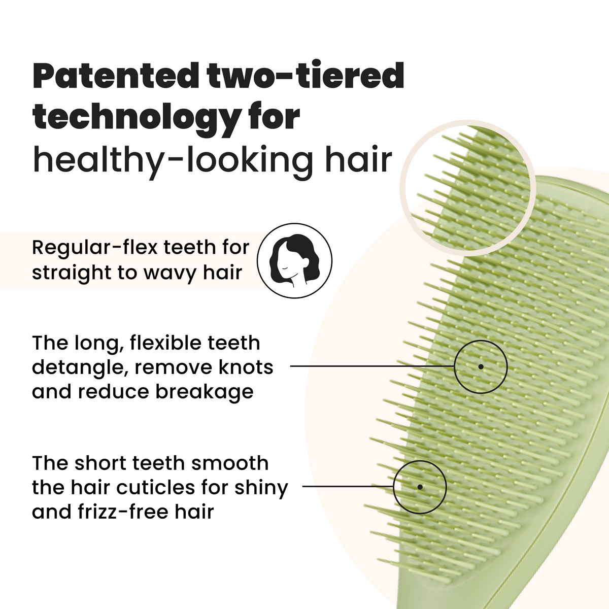 Tangle Teezer Escova Ultimate Detangler Matte Olive Green