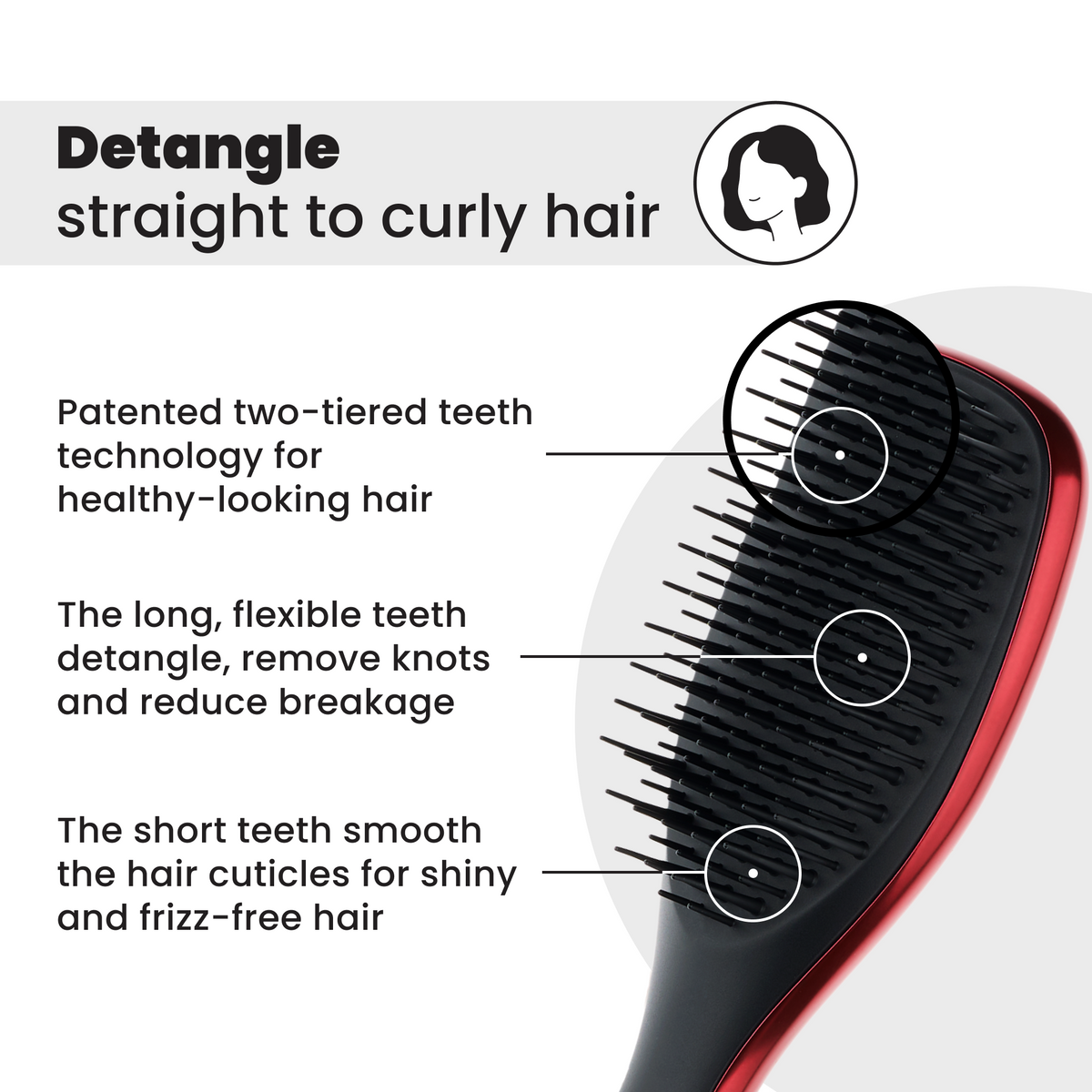Tangle Teezer Escova Detangler Mini Devil Wears Prada