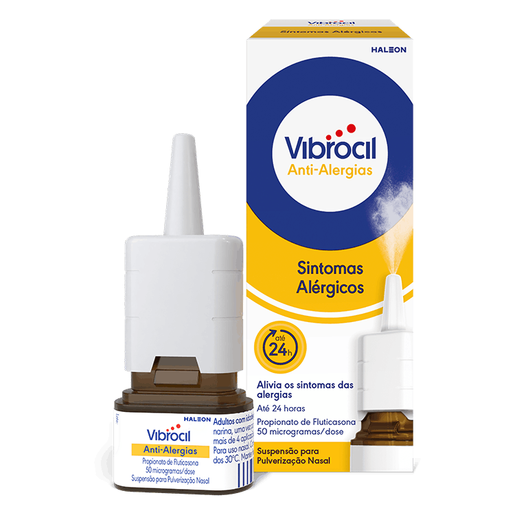 Vibrocil Anti-Alergias 50 µg/dose Spray Nasal 60 Doses