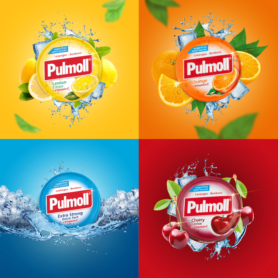 Pulmoll Pastilhas Eucalipto Mentol + Vitamina C Sem Açúcar 45g - Farmácia Garcia