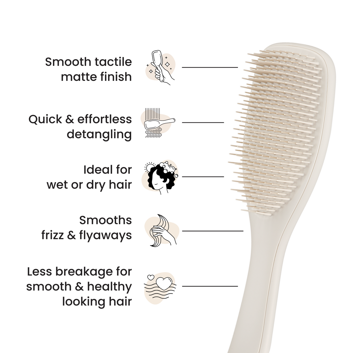 Tangle Teezer Escova The Ultimate Detangler Matte Gray - Farmácia Garcia