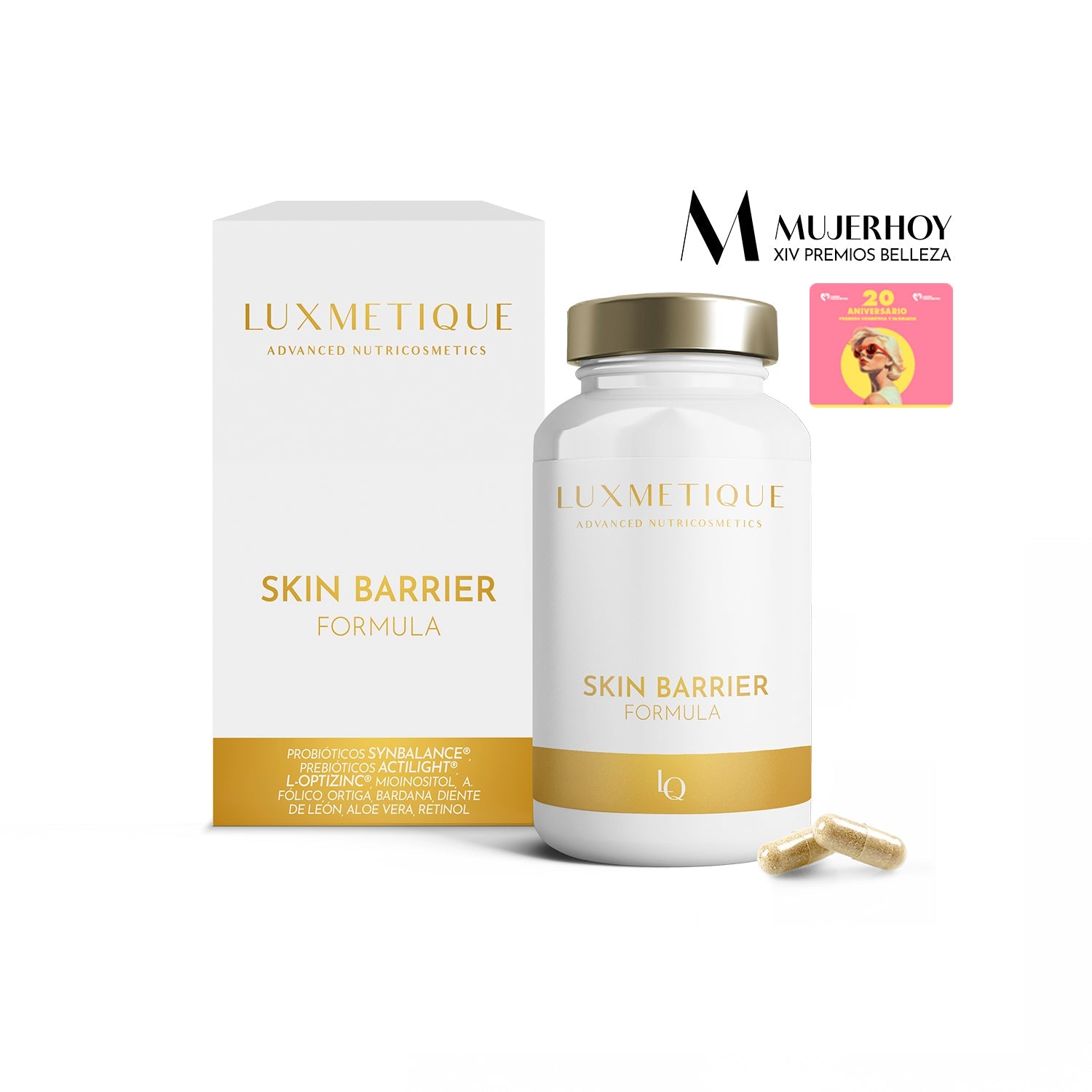 Luxmetique Fórmula Skin Barrier 60 Cápsulas - Farmácia Garcia