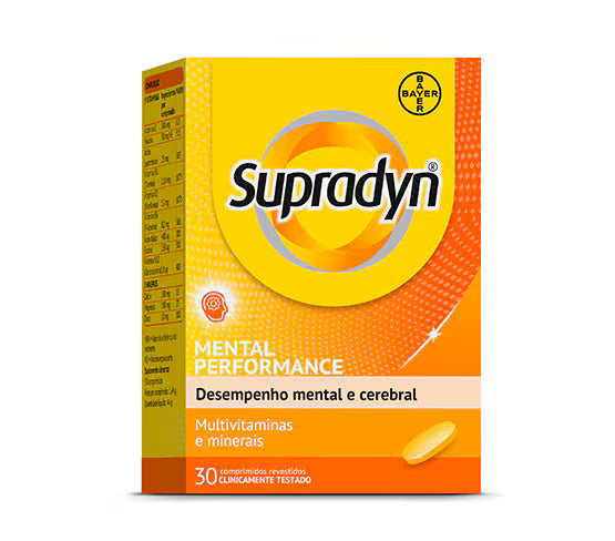 Supradyn Mental Performance 30 Comprimidos - Farmácia Garcia