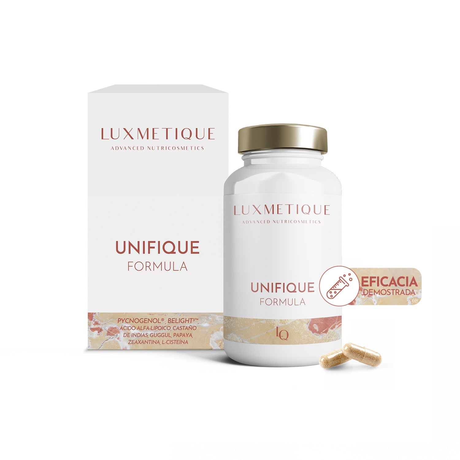 Luxmetique Fórmula Unifique 60 Cápsulas - Farmácia Garcia