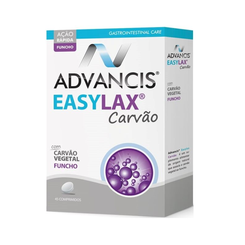 Advancis Easylax Carvão 45 Comprimidos - Farmácia Garcia