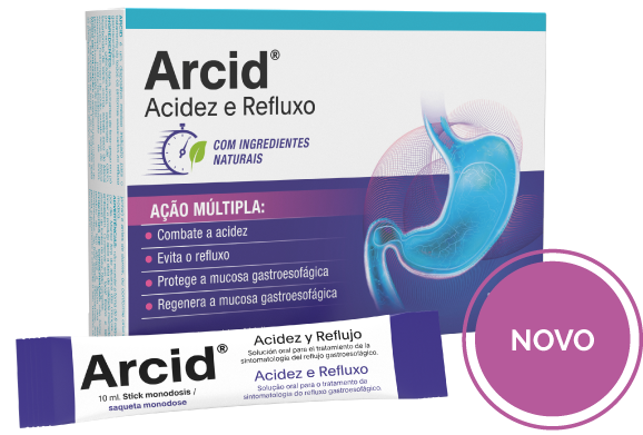 Arcid Acidez e Refluxo 12 Saquetas - Farmácia Garcia