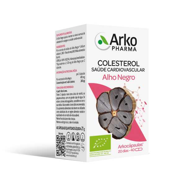 Arkocápsulas Alho Negro 40 Cápsulas