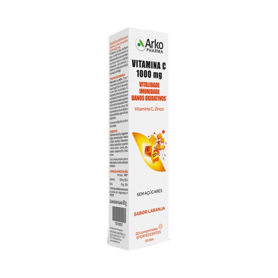 Arkopharma Vitamina C + Zinco 20 Comprimidos Efervescentes - Farmácia Garcia