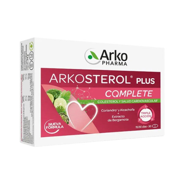 Arkosterol Plus Complete 30 Comprimidos - Farmácia Garcia