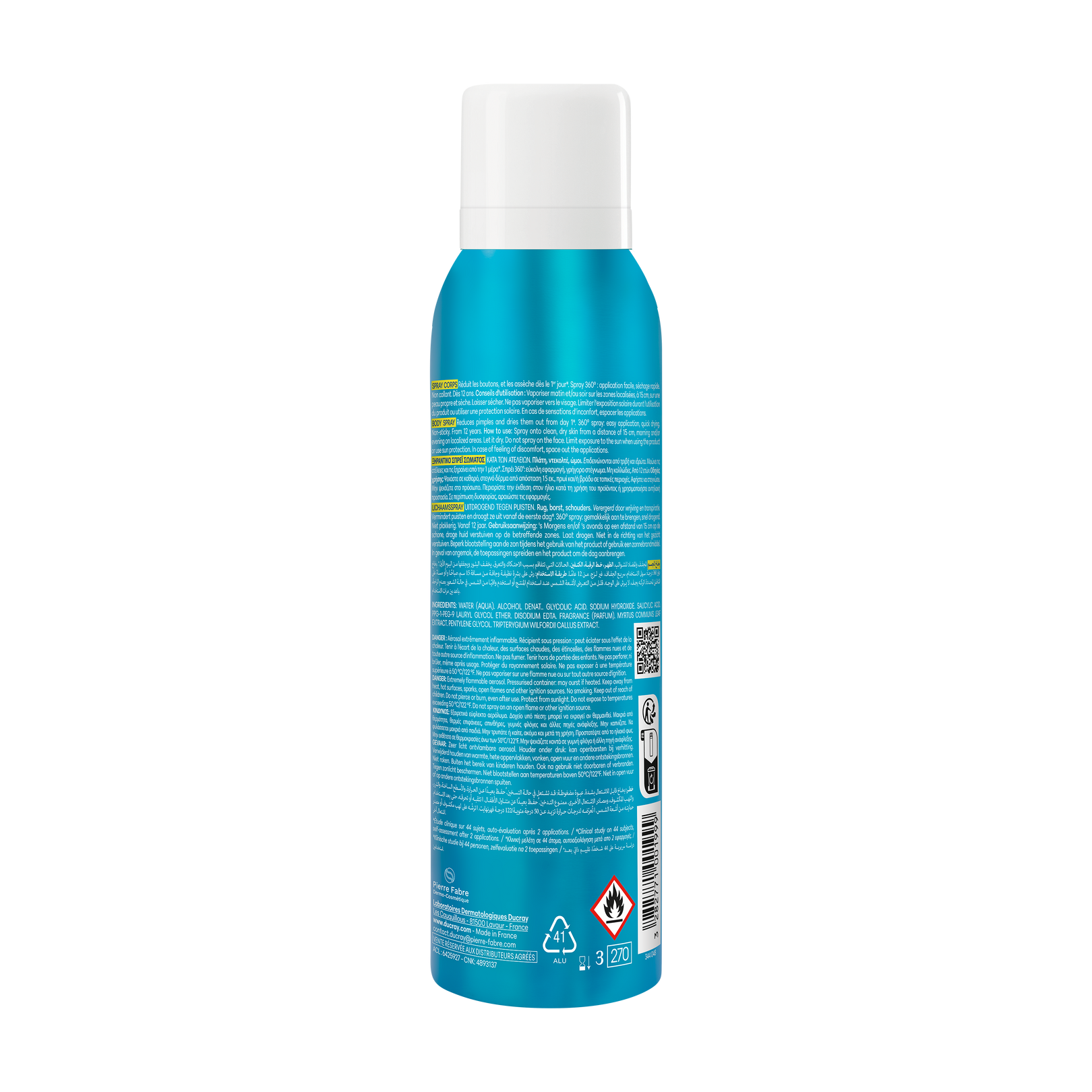 Ducray Keracnyl Spray Corpo 150ml