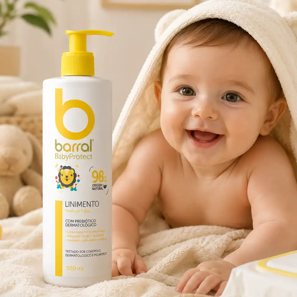 Barral BabyProtect Linimento para Muda Fralda 500ml