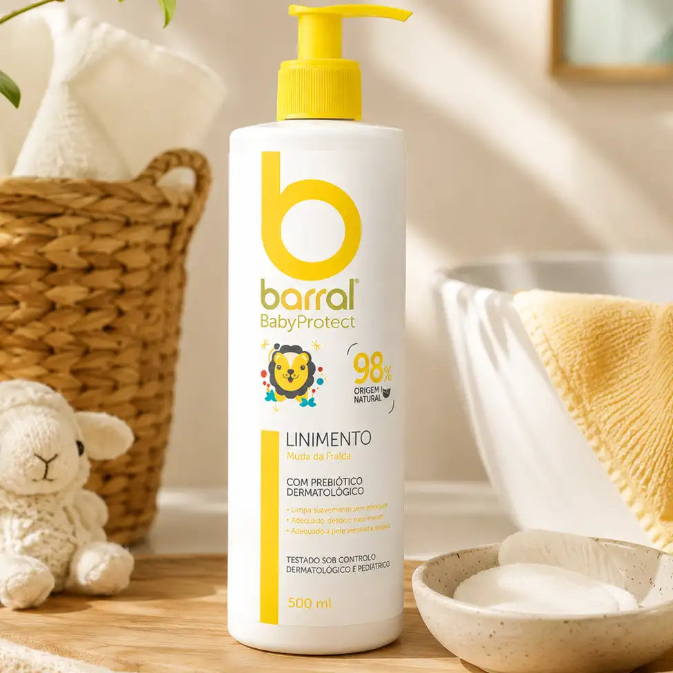 Barral BabyProtect Linimento para Muda Fralda 500ml