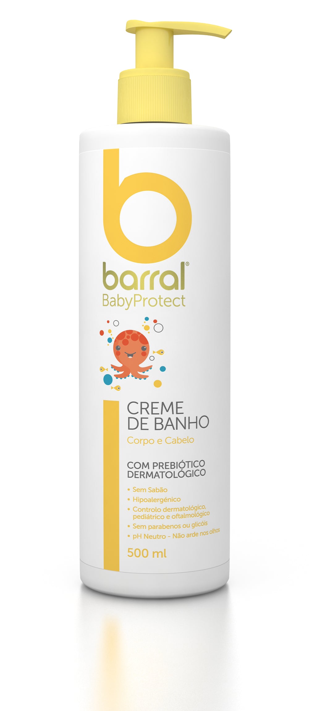 Barral Babyprotect Creme Banho 500ml - Farmácia Garcia