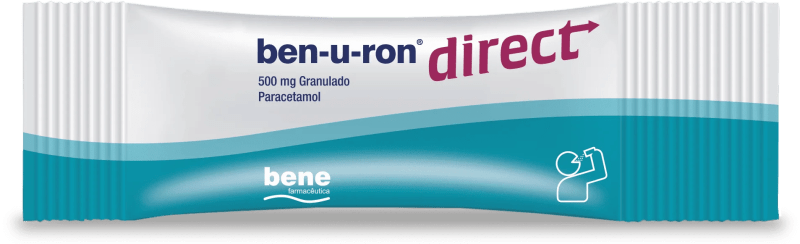 Ben-u-ron Direct 500mg 10 Saquetas - Farmácia Garcia