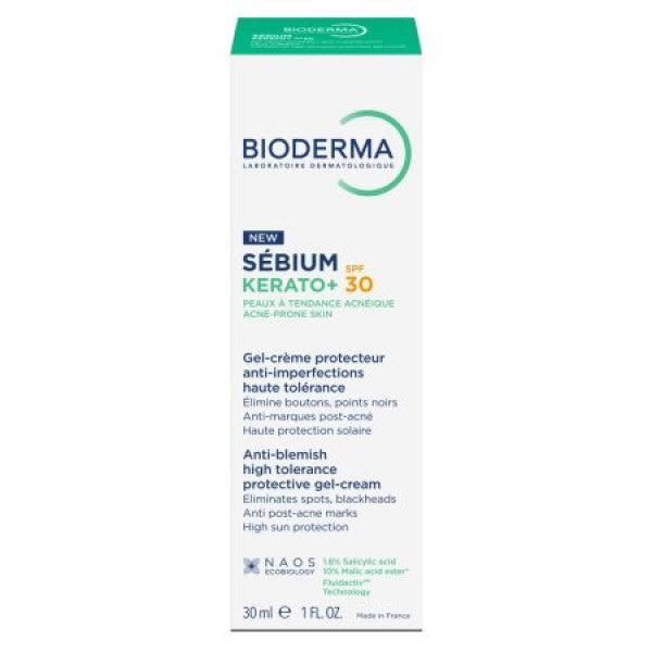 Bioderma Sebium Kerato+ Gel Creme SPF30 30ml - Farmácia Garcia