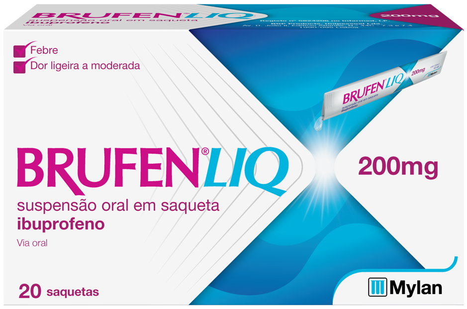 BRUFEN LIQ  200mg 20 Saquetas 10ml