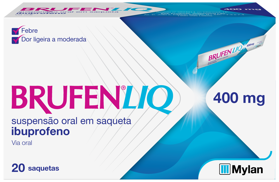 BRUFEN LIQ 400mg 20 Saquetas 10ml