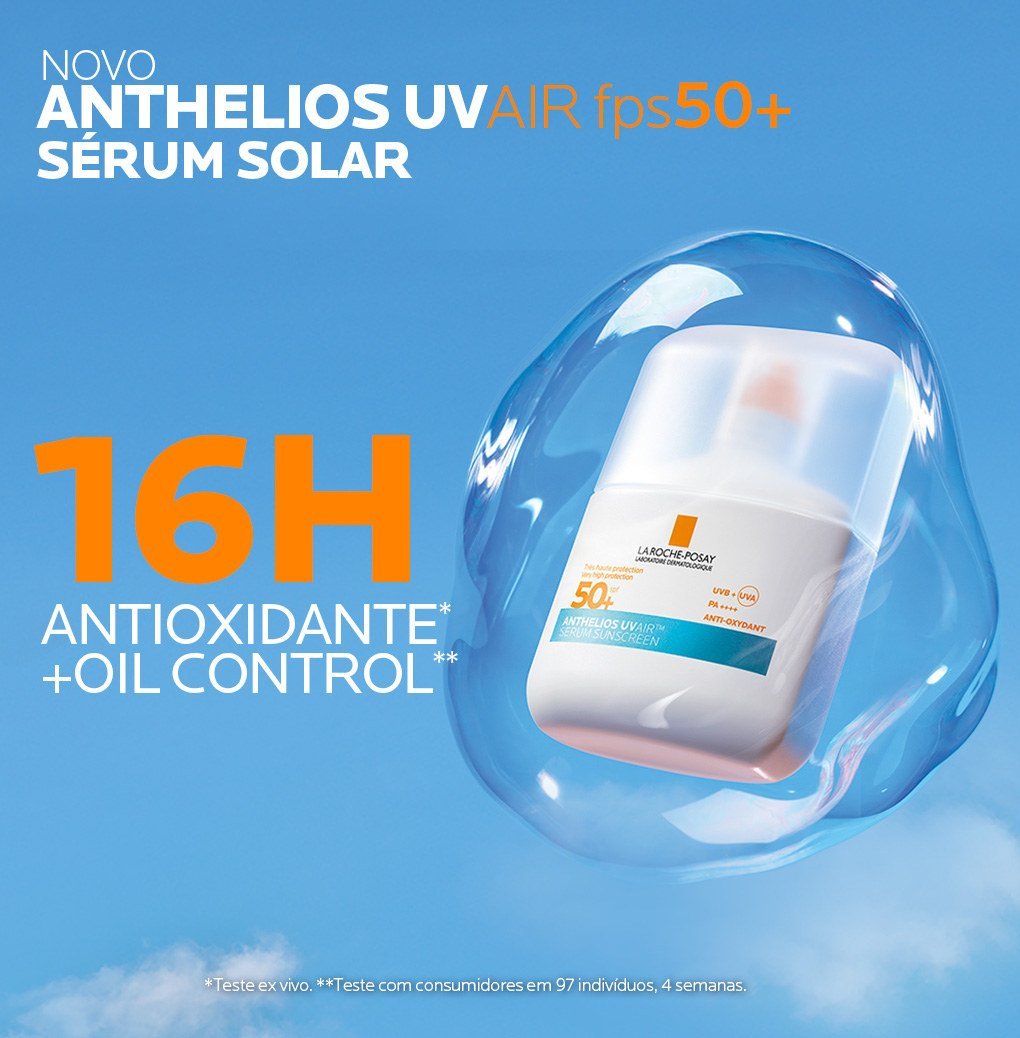 La Roche-Posay Anthelios UVair Sérum Cor Média Natural SPF50+ 50ml - Farmácia Garcia