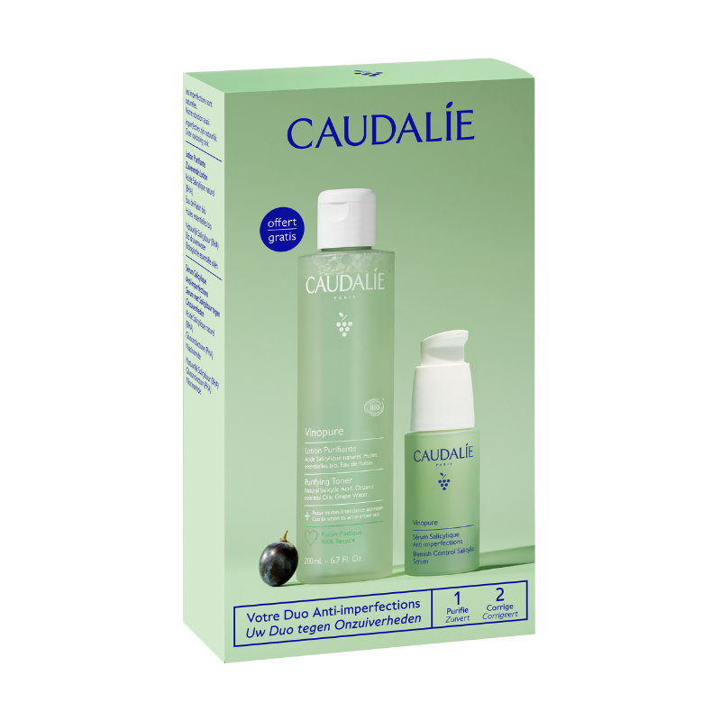 Caudalie Pack Vinopure Sérum Anti-imperfeições 30ml + Oferta Loção Purificante 200ml