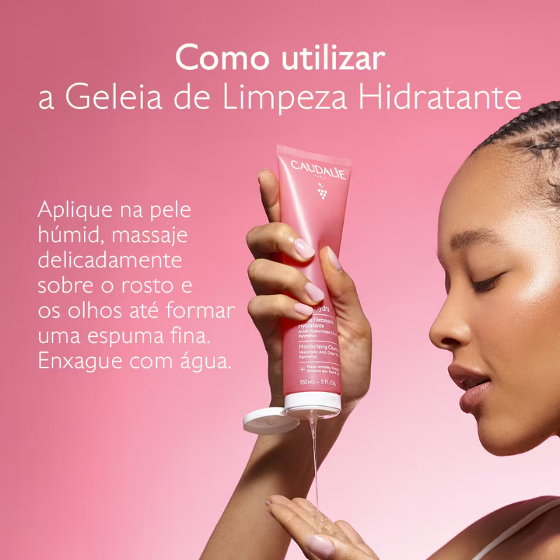 Caudalie VinoHydra Geleia de Limpeza Hidratante 150ml - Farmácia Garcia