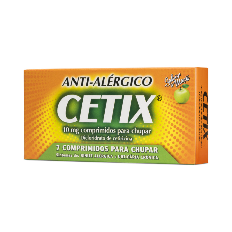 Cetix 10 mg 7 Comprimidos para Chupar