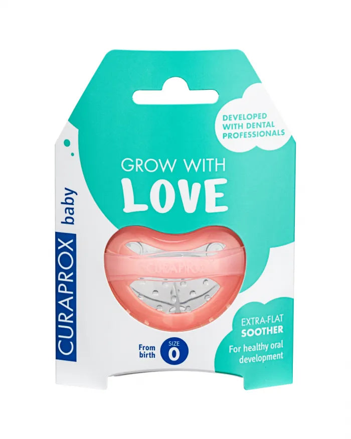 Curaprox Baby Chupeta Coral Tamanho 0 - Farmácia Garcia
