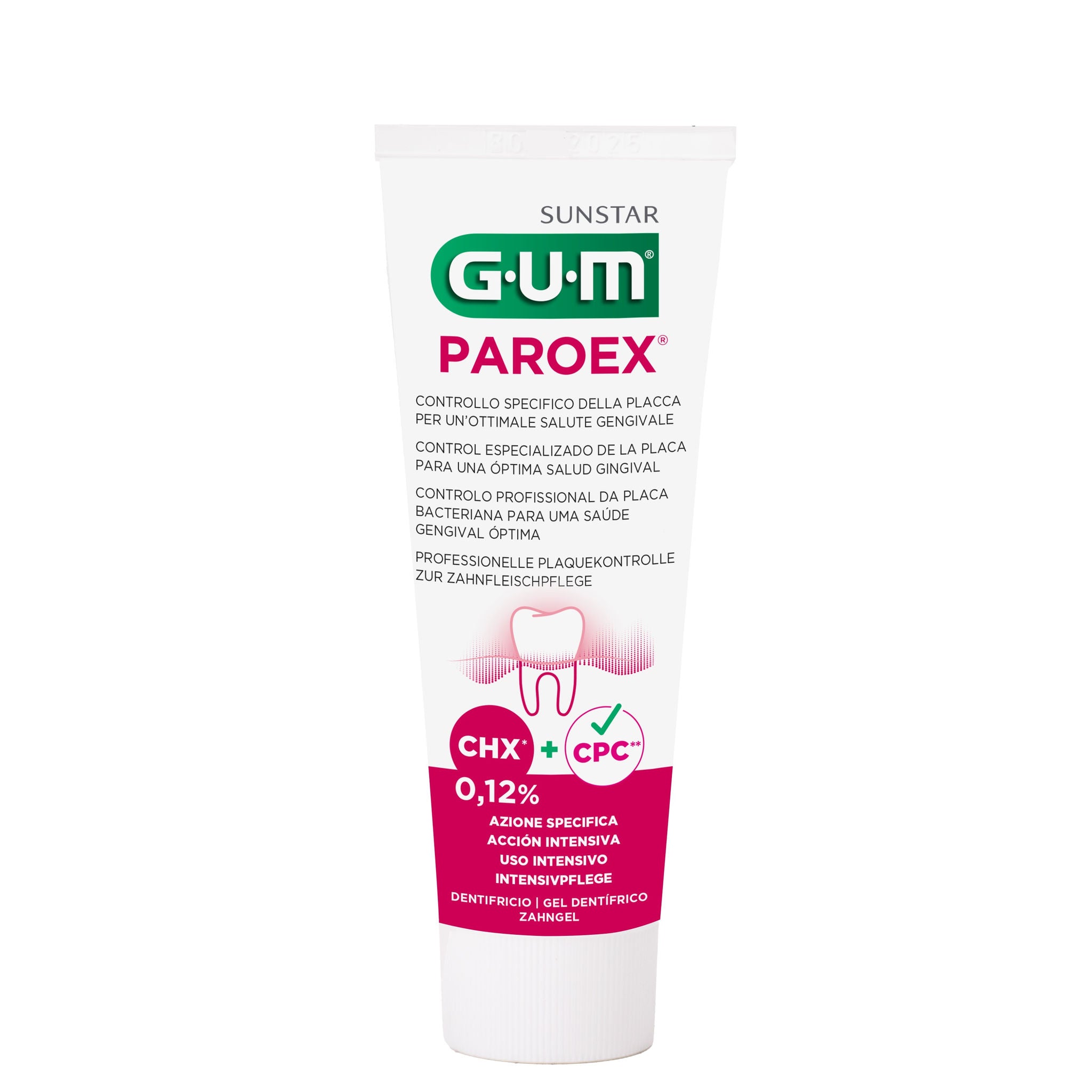 GUM Paroex Gel Dentrífico 75ml - Farmácia Garcia