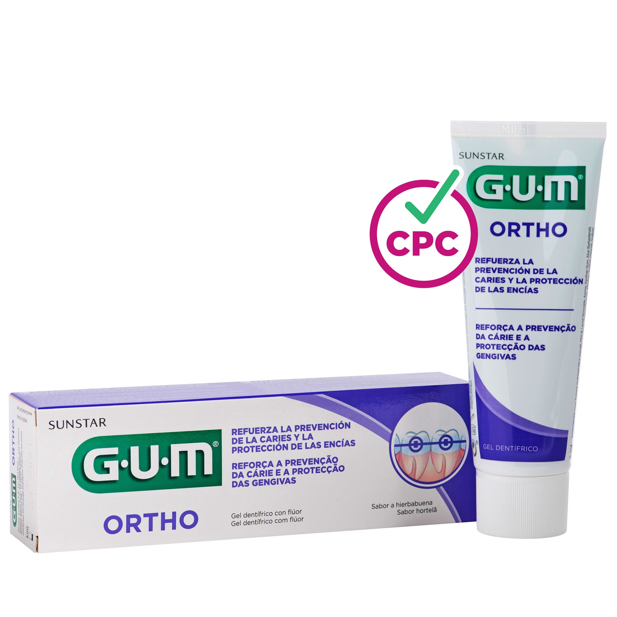 GUM Ortho Gel Dentrífico 75ml - Farmácia Garcia