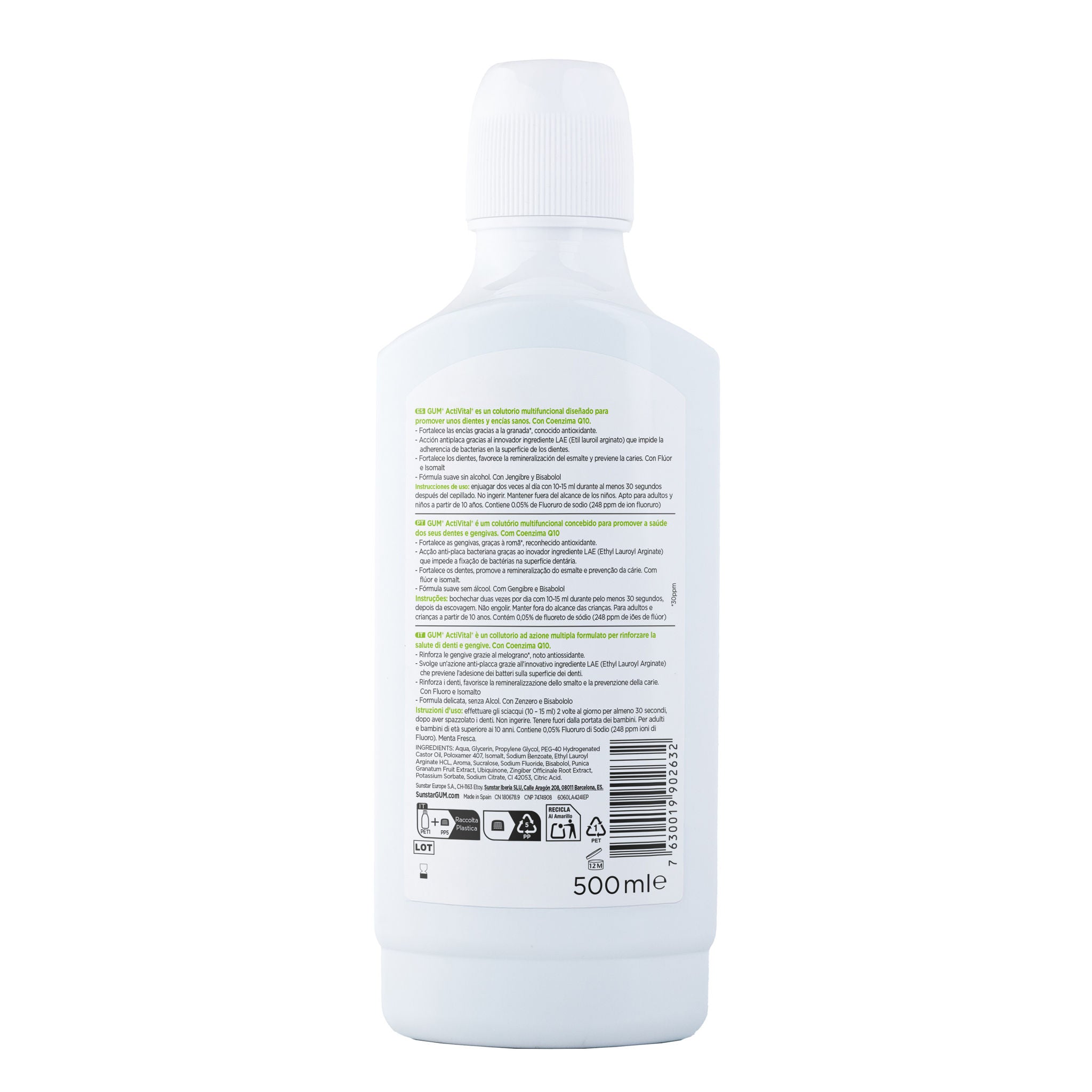 GUM Activital Colutorio 500ml - Farmácia Garcia