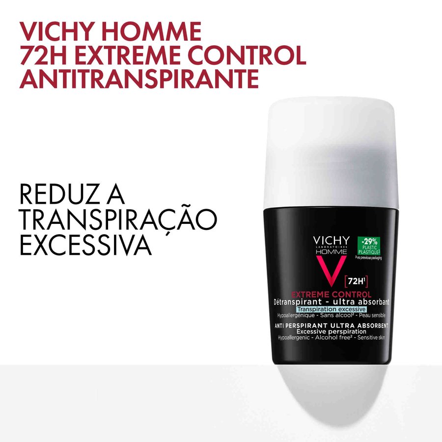 Homme Deo Roll On Controlo Extremo 72h 50ml