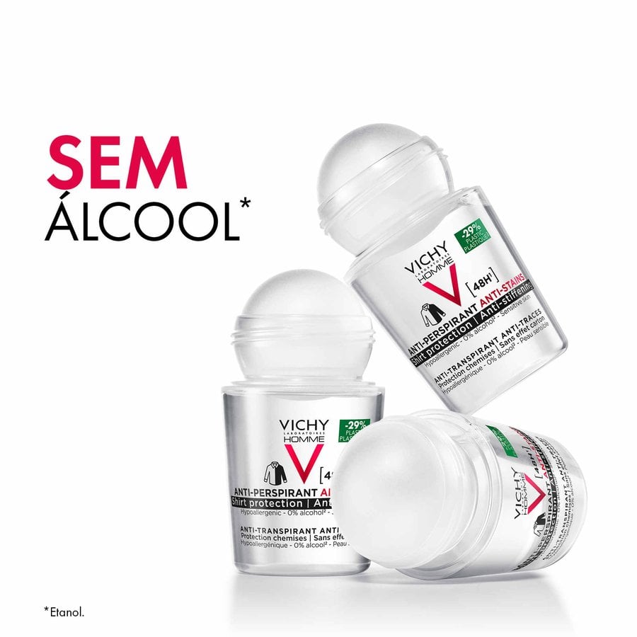 Vichy Homme Desodorizante 48H Antitranspirante & Antimancha 50ml