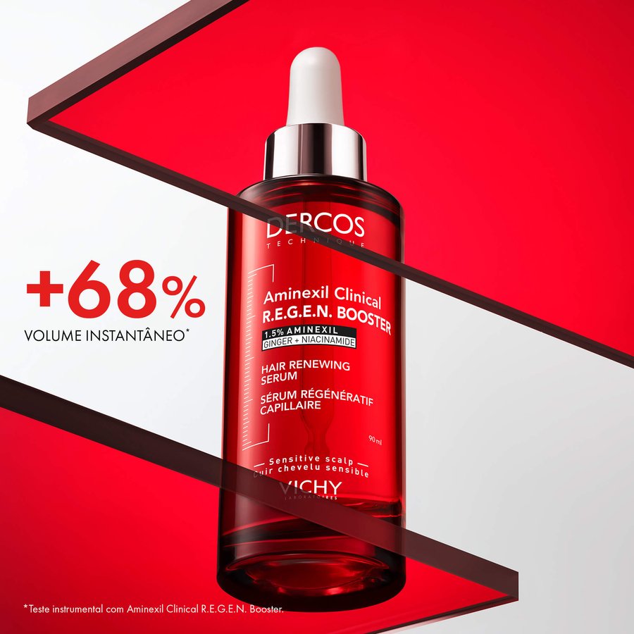 Dercos Aminexil Clinical R.E.G.E.N Booster Sérum 90ml - Farmácia Garcia