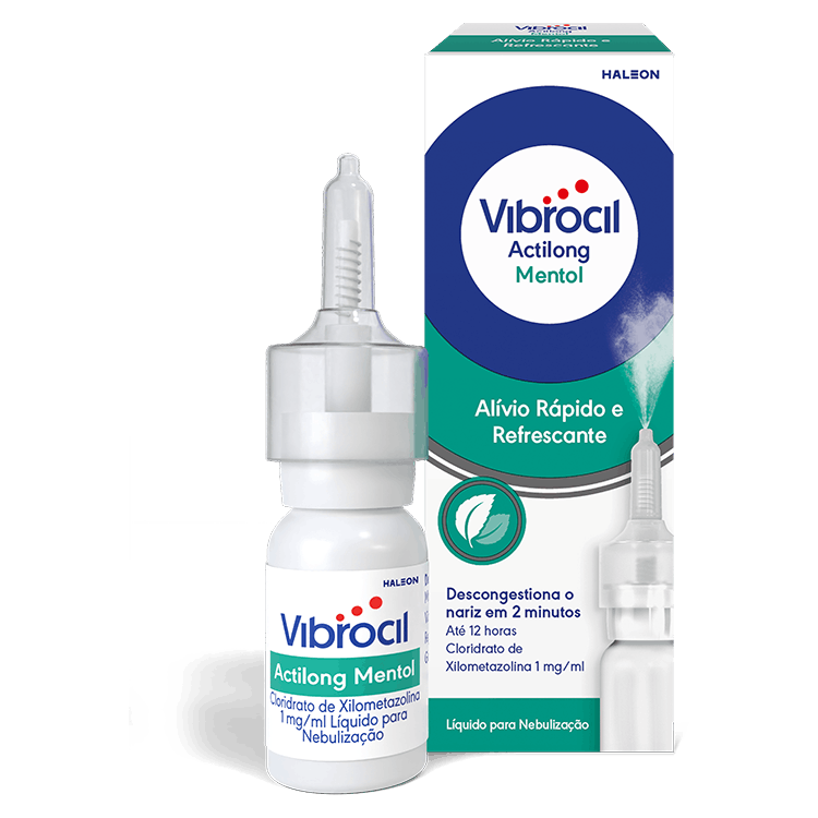 Vibrocil Actilong Mentol 1 mg/mL-10 mL Spray Nasal