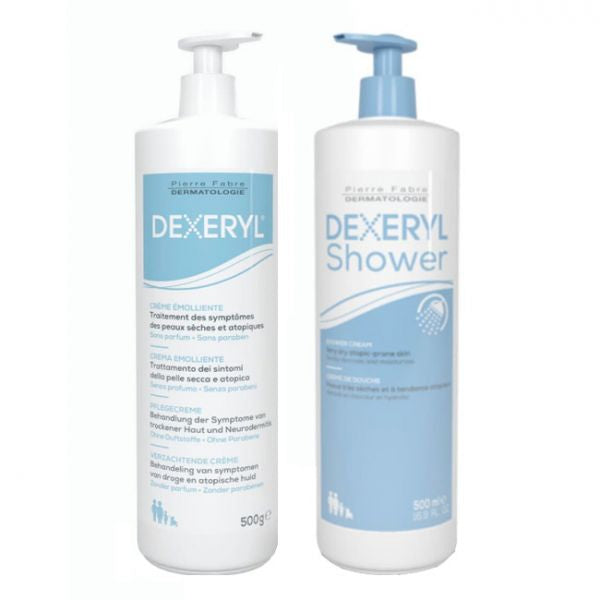 Dexeryl Creme 500ml + Oferta Creme Duche 500 ml