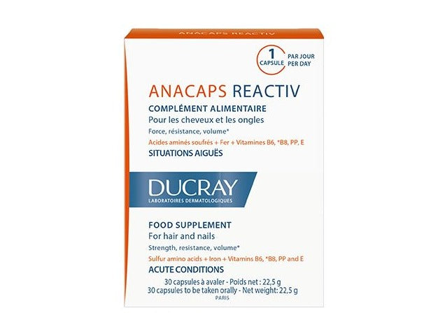 Ducray Anacaps Reactiv 30 Cápsulas - Farmácia Garcia