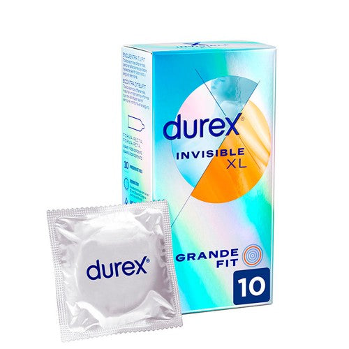 Durex Invisible XL 10 Preservativos - Farmácia Garcia
