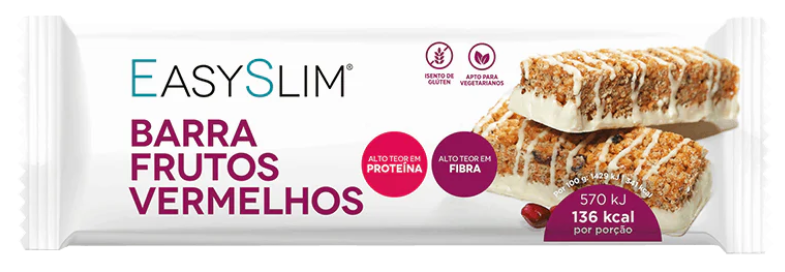 Easyslim Barra Frutos Vermelhos 40g - Farmácia Garcia