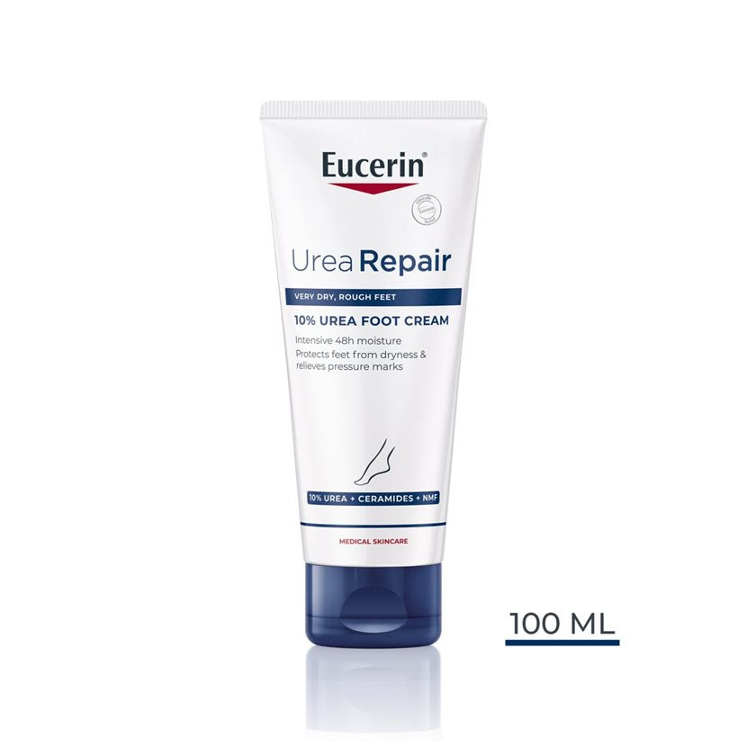 Eucerin Reparador Creme Pés Pele Seca Ureia 10% 100ml - Farmácia Garcia