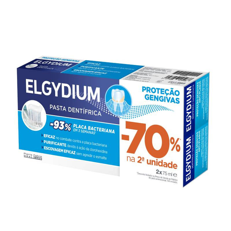 Elgydium Pasta Dentífrico Proteção Gengivas 70% 2ªunidade - Farmácia Garcia