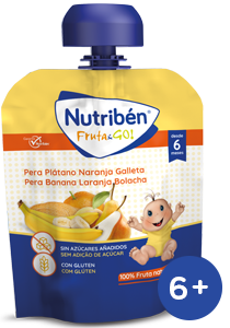 Nutribén Fruta Go Pure Pera/Banana/Laranja/Bolacha 90g - Farmácia Garcia